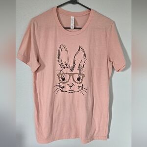 Bella Canvas Pink Graphic Tee Size Medium